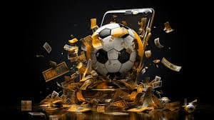 Layar ponsel menampilkan taruhan olahraga dan permainan casino di okSlot